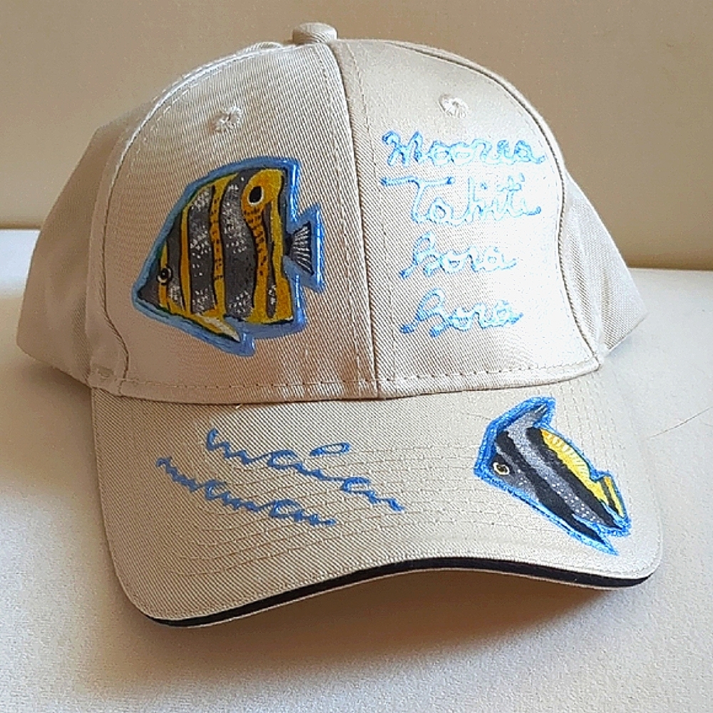 Polynesia Cap with Fish Design